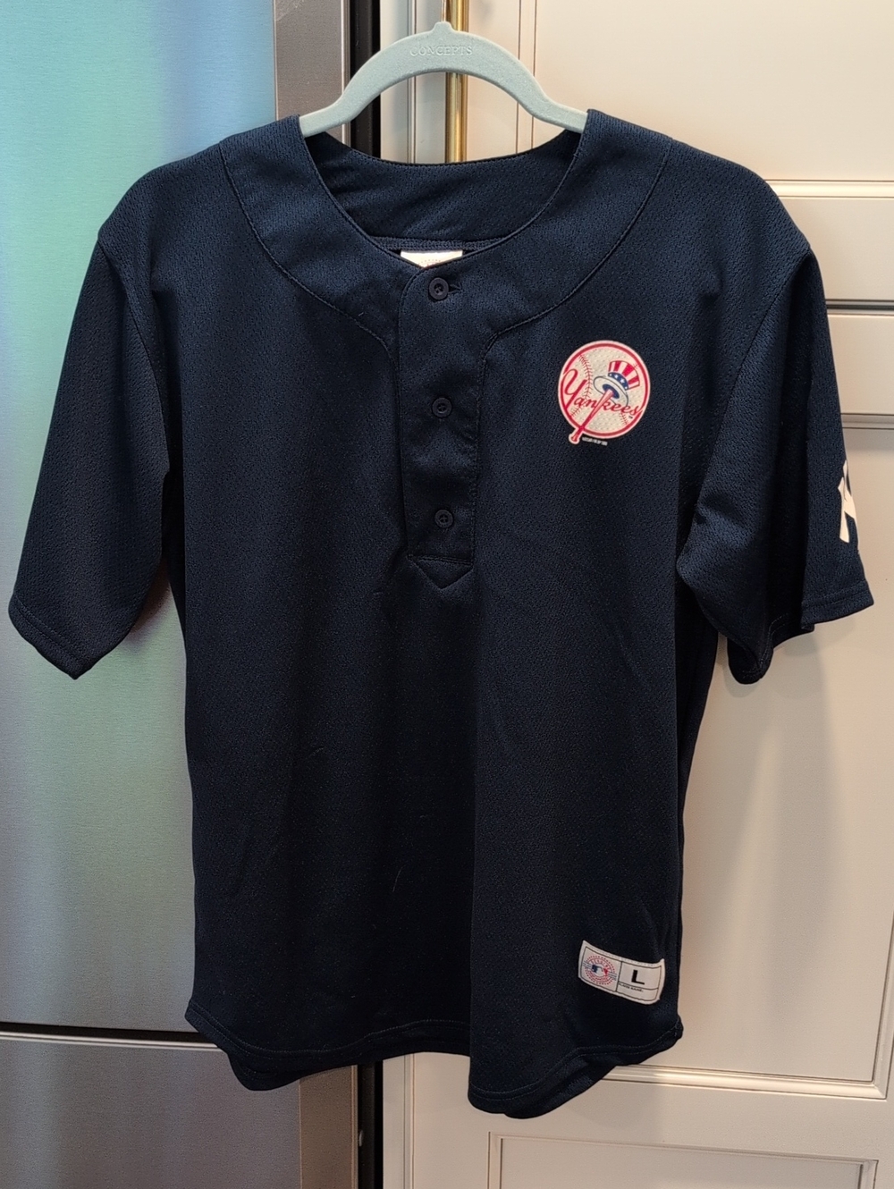 NY Yankees Alex Rodriguez Kids Size L Short Sleeve Jersey